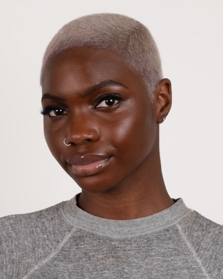 Bleached buzz hot sale cut